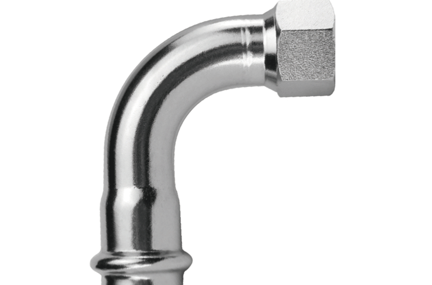 不銹鋼雙卡壓內絲彎頭