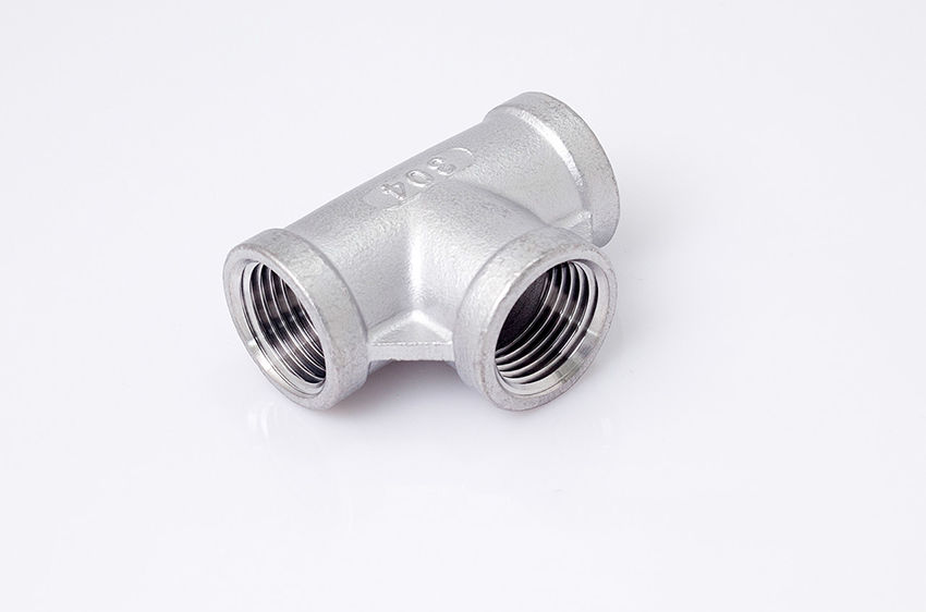 不銹鋼內絲等徑三通