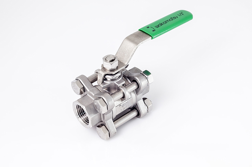 不銹鋼螺紋三片式球閥