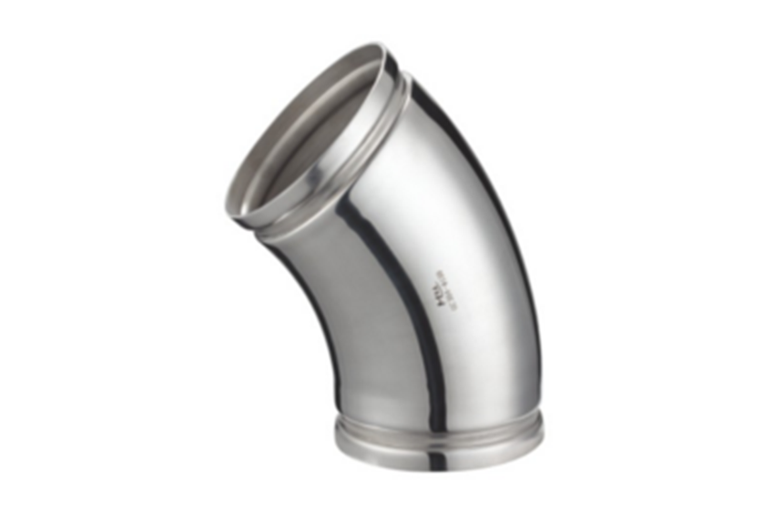 不銹鋼溝槽45度彎頭