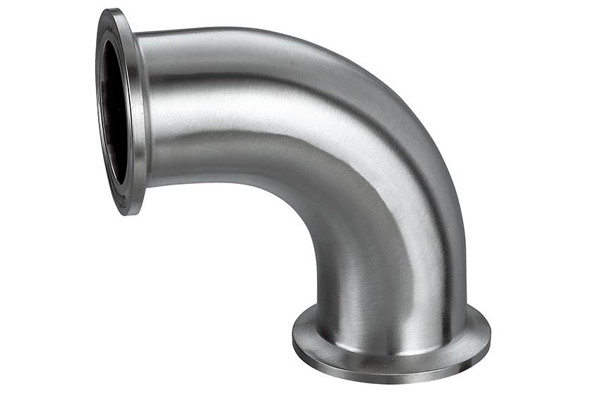 不銹鋼快裝90度彎頭