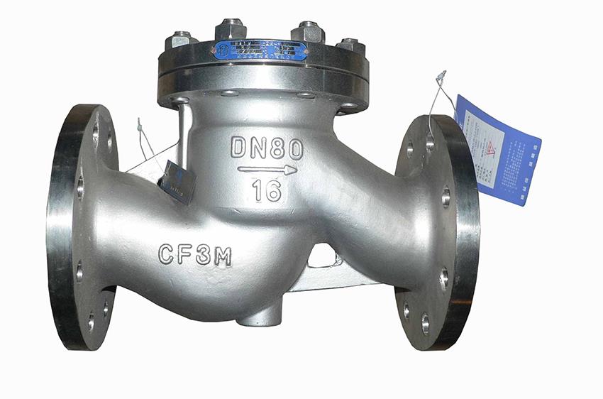 不銹鋼法蘭止回閥